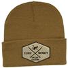 Surf Monkey DRESSED IN MUSIC PLAY WITH ME Beanie Cuffia Uomo - Taglia Unica - Toppa incisa sulla Piega Disegno risvoltato - Surfing The Basque Country