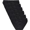Generico Pacco da 6/12/24 Slip e Boxer LIABEL Uomo 100% Cotone/Cotone Mercerizzato Colori Foto (8, 6 Slip Nero)