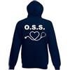 le herisson Felpa Cappuccio OSS O.S.S. STETOSCOPI sanità Abiti Lavoro Nurse Personalizzabile Regalo COLLEGA Amica