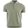 Cashmere Zone CZ-Polo Uomo in Jersey di Lino e Cotone Elegante, Maglietta Casual Estiva a 3 Bottoni, T-Shirt Traspirante Slim Fit, Maglia Leggera per Ufficio o Tempo Libero