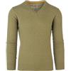 Cashmere Zone - Maglione Uomo Collo a V in 100% Cashmere Lana Pullover in Kashmire Invernale con Manica Lunga (Verde Militare, M)