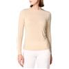 Goldenpoint Donna Maglia Manica Lunga Girocollo con Lana e Seta