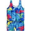 Generico Costume Intero Bambino Galleggiante Carino per Mare Piscina Costume Intero Bambino Galleggiante Carino con Design Moderno E Sicuro(Blue, 3-4 Years)