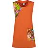 Siry Work Grembiule Donna Art. FRESIA 35% Cotone 65% Poliestere Taglia Unica MADE IN ITALY Ideale per Maestra, Alimentari, Parrucchiera, Estetista, Impresa di pulizie (ARANCIO F70)