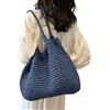 HTNEDNST Borsa estiva da donna, a rete, alla moda, da spiaggia, retrò, a tracolla, casual, leggera, elegante, bohémien, per viaggi, shopping e vita quotidiana, Taglia unica