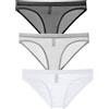 Kwelt Slip da Uomo Slip erotici Sexy Slip a Vita Bassa Maglia a Vita Bassa Vedi Attraverso Slip Traspiranti Slip Mutande