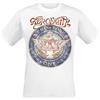 Aerosmith Aero Force One Seal Uomo T-Shirt Bianco 100% Cotone Regular