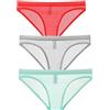 Kwelt Slip da Uomo Slip erotici Sexy Slip a Vita Bassa Maglia a Vita Bassa Vedi Attraverso Slip Traspiranti Slip Mutande