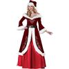 MJGkhiy Vestito Donna Inverno Natale Elegante Velluto V-Collo Abito da Sera Maniche Lunghe Curvy Swing Mini Abiti Taglie Forti Partito Vestito Natalizio per Cocktail Carnevale Regalo di Natale