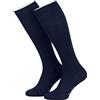 Piarini - 4 paia di calze lunghe da donna - blu oltremare - 35-38