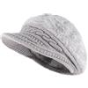 MK MATT KEELY Berretto Inverno con Visiera Donna Cappello Caldo Newsboy cap con Visiera Cappello da Baker per Signore,Grigio