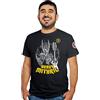 Feudalesimo e Libertà Heavy Mithril - T-Shirt Uomo - Il Signore degli Anelli - Sauron - Metal - Maglietta a Manica Corta 100% Cotone Organico Traspirante