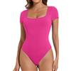 Joyshaper Body da donna con spalle scoperte, senza maniche, canotta estiva elegante, con spalline sottili, perizoma