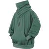 VPQILH Felpa in Pile Uomo con Cappuccio Vendita Invernale Pesante Caldo Pullover Uomo Sweatshirt con Collo Alto Maglia di Tuta Manica Lunga Termica Fleece Pullover Top Sportiva Casual Vestibilità Larga
