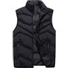 Peuignao Gilet Piumino Uomo Gilet Imbottito Uomo Gilet Trapuntato Giacca Piumini Smanicato Uomo Inverno Giubbino Imbottiti Senza Maniche Uomo Giubbotto Smanicato Taglie Forti Piumino Senza Maniche Nero L