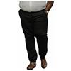 Saggio Sea Barrier Ray Set 1 o 2 Pantaloni da Taglia 55 a 75 Leggeri Tasca Chinos Eleganti Elasticizzato Casual Taglia Forte Uomo Profumatore Nero 75