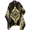 Gamboa Premium Poncho Uomo Alpaca Cappotto Giacca Leggero Poncho Coperta Autunno Inverno Prodotto nell'Ecuador
