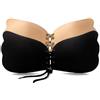ÖTTRI Reggiseno adesivo senza spalline, in silicone delicato sulla pelle, riutilizzabile, con cerniera ecologica, per una tenuta più lunga, reggiseno in silicone per abiti da sera senza schiena,