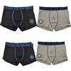 Inter Original Boxer Junior Intimo in Cotone per Ragazzo Intimo, Eccellente qualità Stile Italiano, Multicolore Taglie Regolari da 10 a 16 Anni (IT, età, 16 Anni, Regular, 4, Multicolore)