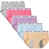 Anntry Mutandine per Periodo mestruale in Cotone da Ragazza per Adolescenti Confezione da 5 Pezzi Slip Intimo Protettivo a Prova di perdite da Donna (S, Stile2)
