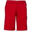 SADISRLS Payper Service Stretch Bermuda da Lavoro Uomo Multitasche Pantaloncini Corti Tecnici Cotone Ripstop Elasticizzati Leggeri Estivi Cuciture Rinforzate (IT, Testo, M, Regular, Regular, Rosso)