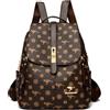 YEAMKE Zaino da donna autunno inverno borsa a tracolla da donna semplice zaino da viaggio grande, Marrone, 27*14*32CM