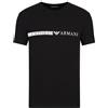 Emporio Armani Maglietta Uomo 111971 2F525, T-Shirt Manica Corta, Girocollo, Slim (Nero, M)