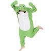 Simzoo Pigiama Intero Animali Unisex Kigurumi Adulto Carnevale Onesie Cosplay Halloween Costume per Donna Uomo Sleepwear