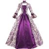 PINTUTU Abito Medievale Da Donna, Stile Rococò, Barocco, Marie Antonietta, Abito Da Ballo, Abito Da Sera, Cosplay, Retrò, Principessa, Abito Da Festa, Abito Da Ballo, Rinascimentale, Gonna Acostumi Carnevale