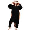 Simzoo Unisex Adulti Pigiami Animali Kigurumi Carnevale Costume Halloween Cosplay Onesies Natale Intero Tuta Pigiami