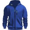 MEDUOLA Uomo con Cappuccio Zip Cardigan Giacca Sportiva Jogging Felpa con Cappuccio Ragazzi e Uomini Felpa con Zip Tasca Multifunzionale Cardigan con Cappuccio