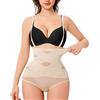 KUMAYES Guaina Contenitiva Donna Modellante Snellente Pancia Piatta Vita Alta Intimo Senza Cuciture con Body Shaper Regolabile Cintura a Spalla (Beige, S)