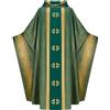 VPQILH Costume Halloween Donna Costume da Chiesa Unisex Mantello Donna paramenti Sacerdote clero Casula Cattolica di Massa Abito con Vintage Stampato Poncho Chiesa Cattolica Padre Sacerdote Casel Robe