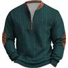 Kobilee Maglione Uomo, Maglione Uomo Cotone Maglione Elegante Moda in Cashmere Cappotti Pullover per Uomo Calda Morbido Felpa Stampata in 3D a Maniche Lunghe Autunno e Inverno Uomo