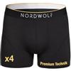 NordWolf Boxer Uomo - Mutande Uomo Comfort Micromodal - Intimo Briefs Traspirante e Resistente, Perfetto per l'Uomo Elegante, Esigente e con Stile Che Cerca qualità.