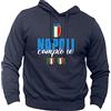Generico Felpa Uomo Napoli Campione Italiano 2023 Tifosi Calcio Stadio Sport -Felpa Cappuccio Senza Tasca Centrale