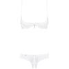 Selente Love & Fun Sfizioso Completo Intimo a 3 Pezzi: Reggiseno, Slip ed Esclusiva Benda per Occhi in Raso. Made in EU.
