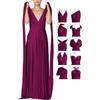 72styles Abito Infinity Cerimonia Donna, Abito Damigella Donna, Lungo, Maxi, Taglie Forti, Abito Elegante Donna Cocktail Festa