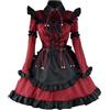 Generico Maid Dress, Cosplay, Vestito da Cameriera Costume Cosplay Set,per Natale Carnevale Ballo in Costume,Women's Lolita French Maid Cosplay Costume Moda
