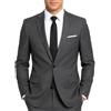 Allthemen Blazer da Uomo Slim Fit Formale Giacca da Abito One Button Monopetto Casual Tuxedo Suit Giacche Smart Blazer