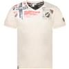 Geographical Norway Maglietta Jamo T-Shirt Uomo Cotone Beige