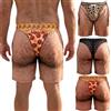 WEIWOGU Costume da Bagno ironico Cheeky Commando per scherzi | pantaloncini da mare con grafica divertente effetto gambe pelose