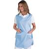 Ergos Workwear I.sacco Grembiule PONCHO Unisex in Poliestere Cotone (Riga Azzurra)