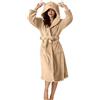 Generico Vestaglia Donna Invernale Pile Termico Manica Lunga Peluche Accappatoio Vestaglie Cotone Con Cappuccio Morbido Peluche Indumenti Da Notte Loungewear Flanella Accappatoio Inverno