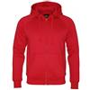 ROCK-IT Apparel I Giacca con Cappuccio I Slim Fit da Uomo I Lavorazione di Alta qualità I Felpa con Cappuccio I Molto Robusta I per Il Tempo Libero o Il Lavoro [Taglie S-4XL] Rosso 3XL