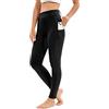 Havideto Leggings da equitazione da donna, con tasca per cellulare, a vita alta, elasticizzati, con passanti per cintura
