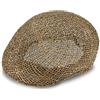 fiebig Beretto in Paglia per Donna e Uomo | Cappello Estivo 100% Paglia | con Fascia Interna e Made in Italy | Cappello Piatto per la Primavera e L'Estate in Molte Misure (61)