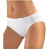 Generic Bellissima Slip Donna in Microfibra Elasticizzata Art. 014 Senza Cuciture - Offerta Confezione da 6 Slip - Disponibile nei Colori Bianco, Nero e Naturale (L, Bianco)