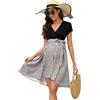 KOJOOIN Camicia da Notte da Donna Camicia da Notte per Allattamento Camicia da Notte Premaman con Camicia da Notte a Righe