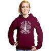 Feudalesimo e Libertà Come On Baby Light My Fire - Felpa Unisex - Inquisizione - Medioevo - Felpa con Cappuccio Bordeaux